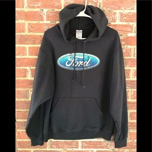 Ford Logo black hoodie - medium